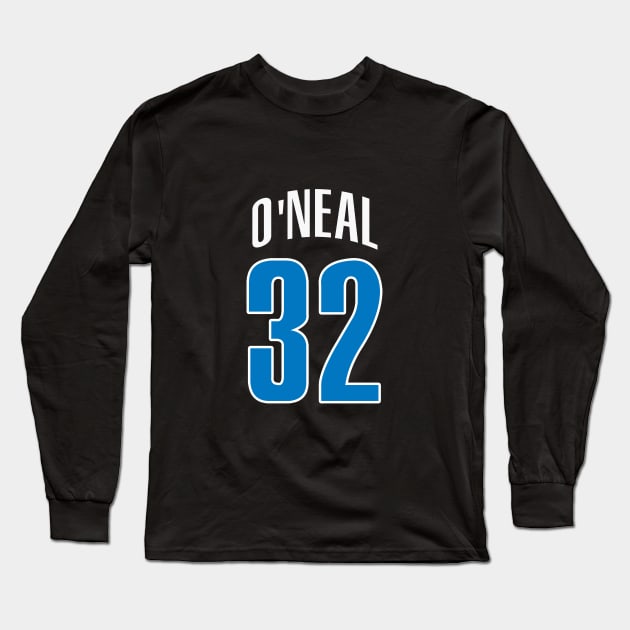 Shaquille O'Neal Basketball Long Sleeve T-Shirt by Cabello's